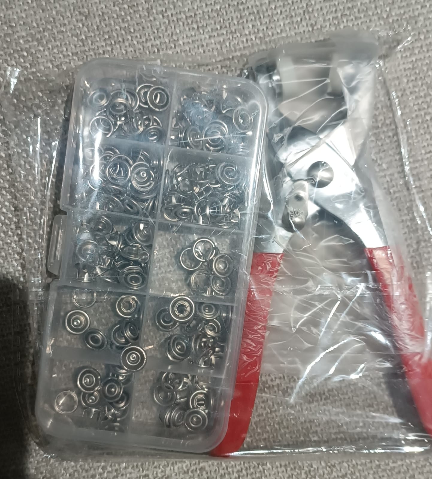 Kit d'attaches à pression en métal, pince boutons pour vêtements de bricolage