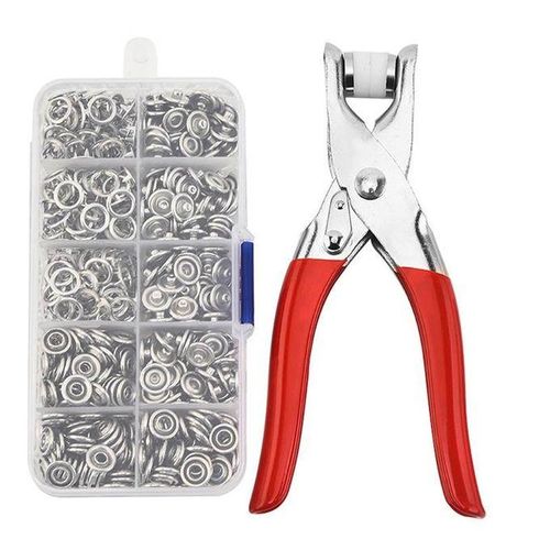 Kit d'attaches à pression en métal, pince boutons pour vêtements de bricolage