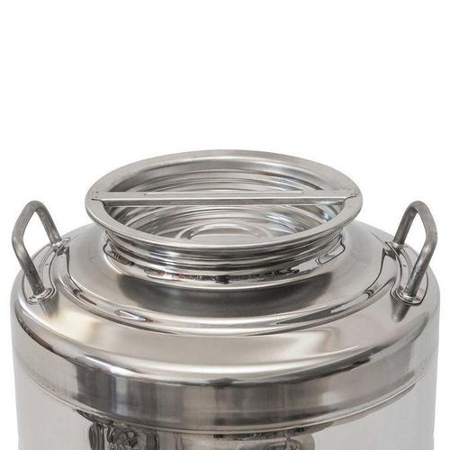 citerne bidon en inox alimentaire pour conservation d'huile d'olive, 30L