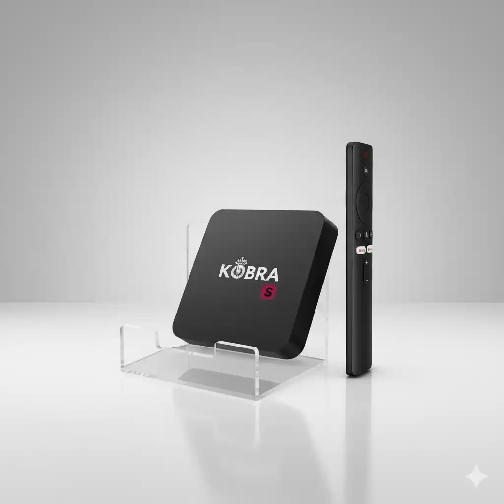 Kobra S 2026 – TV Box Android Google TV – 4K Ultra HD HDR – WiFi Dual Band – Abonnements de Divertissement