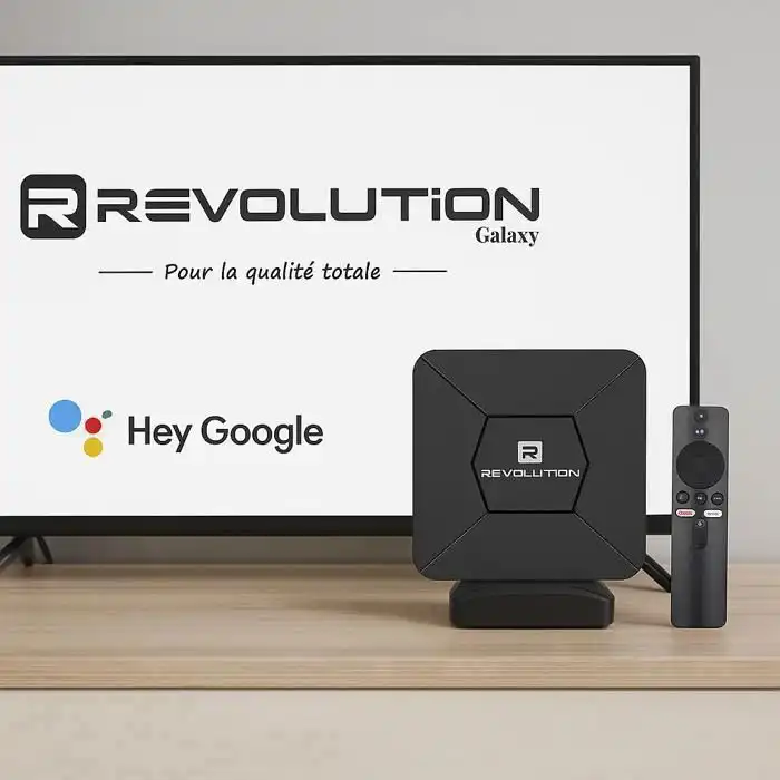 Box TV - REVOLUTION - X197 - Android 14 - 4K Ultra HD - RAM 2Go - Stockage 16Go