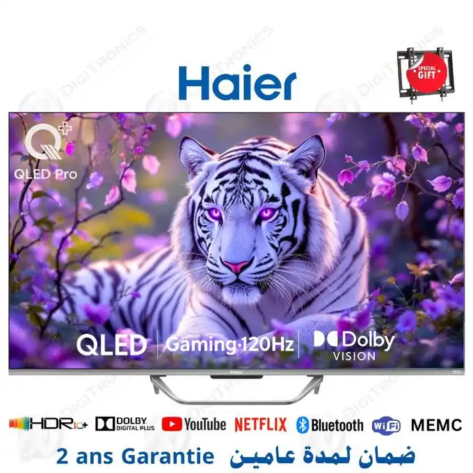 65 QLED PRO 4K Smart Google TV, Dolby Vision IQ, HDR10+, HDMI x4, 2 ans garantie + Support Gratuit, H65Q80FUX