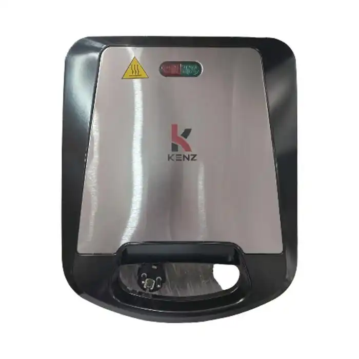 Grill Panini Double Face 1200W multifonctionnalité, Plaque antiadhésive, FK-7498