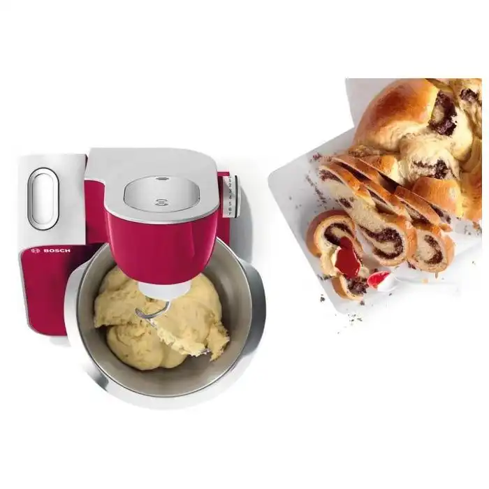 BOSCH Série 4 MUM5 – Robot Pâtissier 1000W – Bol Inox 3,9L – Technologie 3D Mélange Planétaire