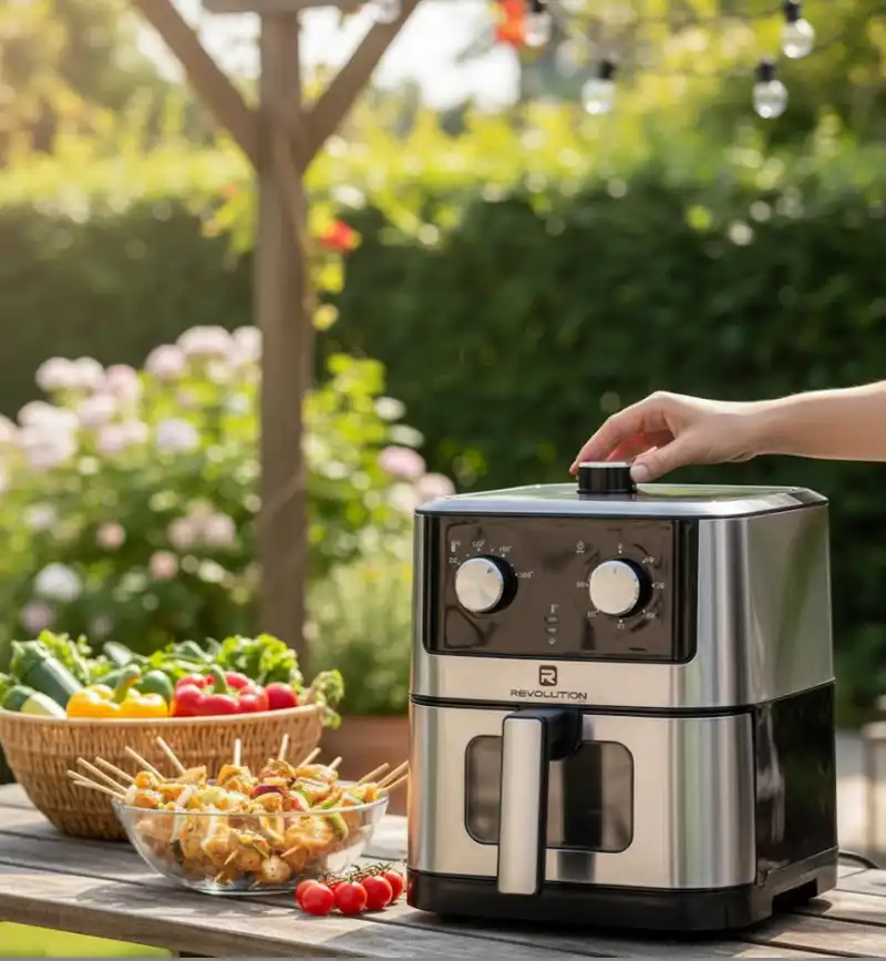 Friteuse sans Huile - REVOLUTION - R-AF01 - 8L - 1800W - Programmateur 60 mins