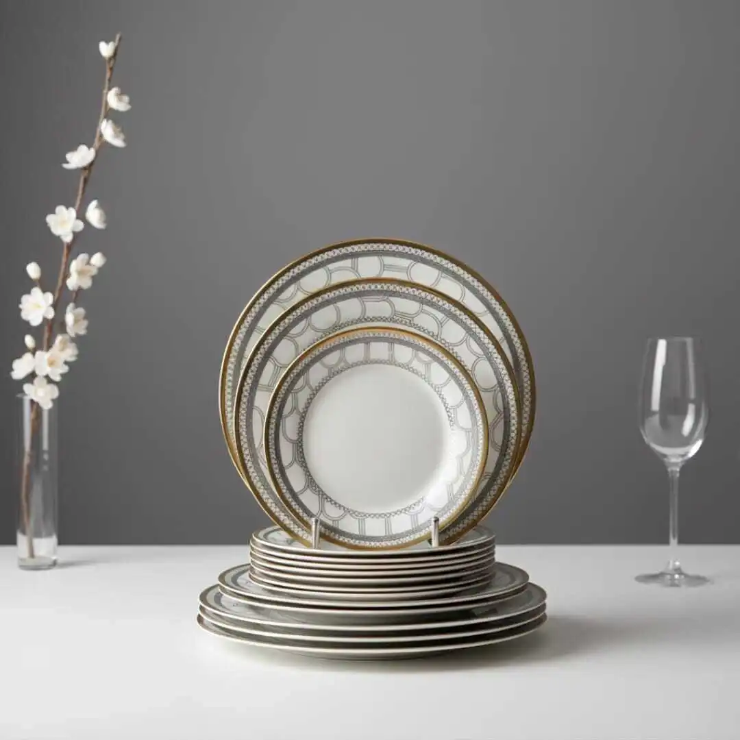 Service de table de 36 pièces - Porcelaine de haute qualité