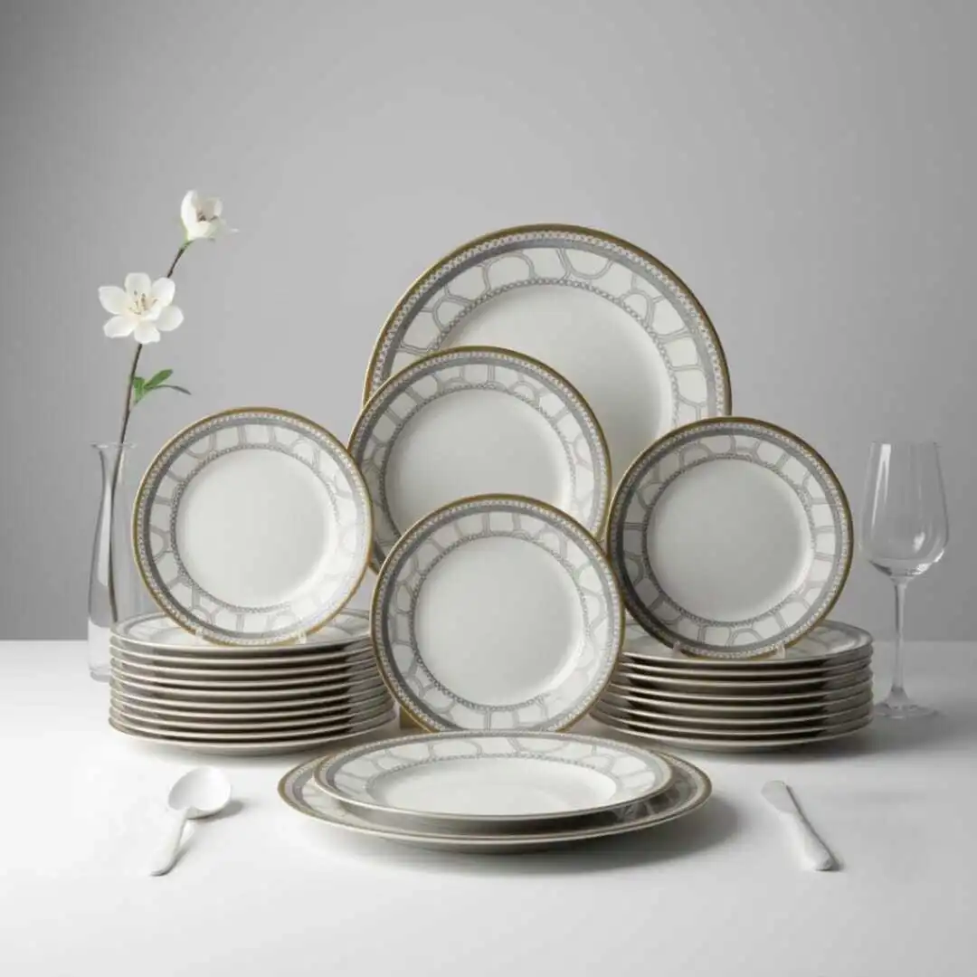 Service de table de 36 pièces - Porcelaine de haute qualité