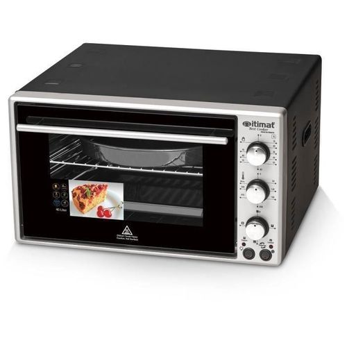 Itimat Four électrique 40L Toutes options: Ventilateur Turbo +Lampe +Double vitrage +Minuteur