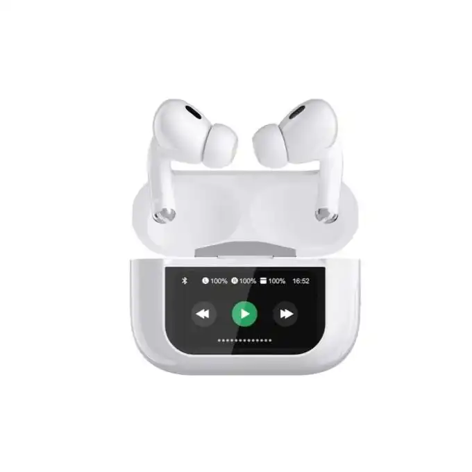 Écouteurs Bluetooth intelligent, écouteurs Bluetooth sans fil tactile avec écran tactile