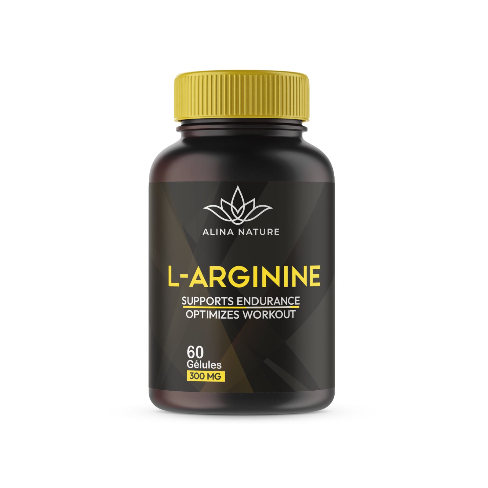 L-Arginine ALINA NATURE – 300 mg – 60 Gélules | Performance, Circulation et Vitalité