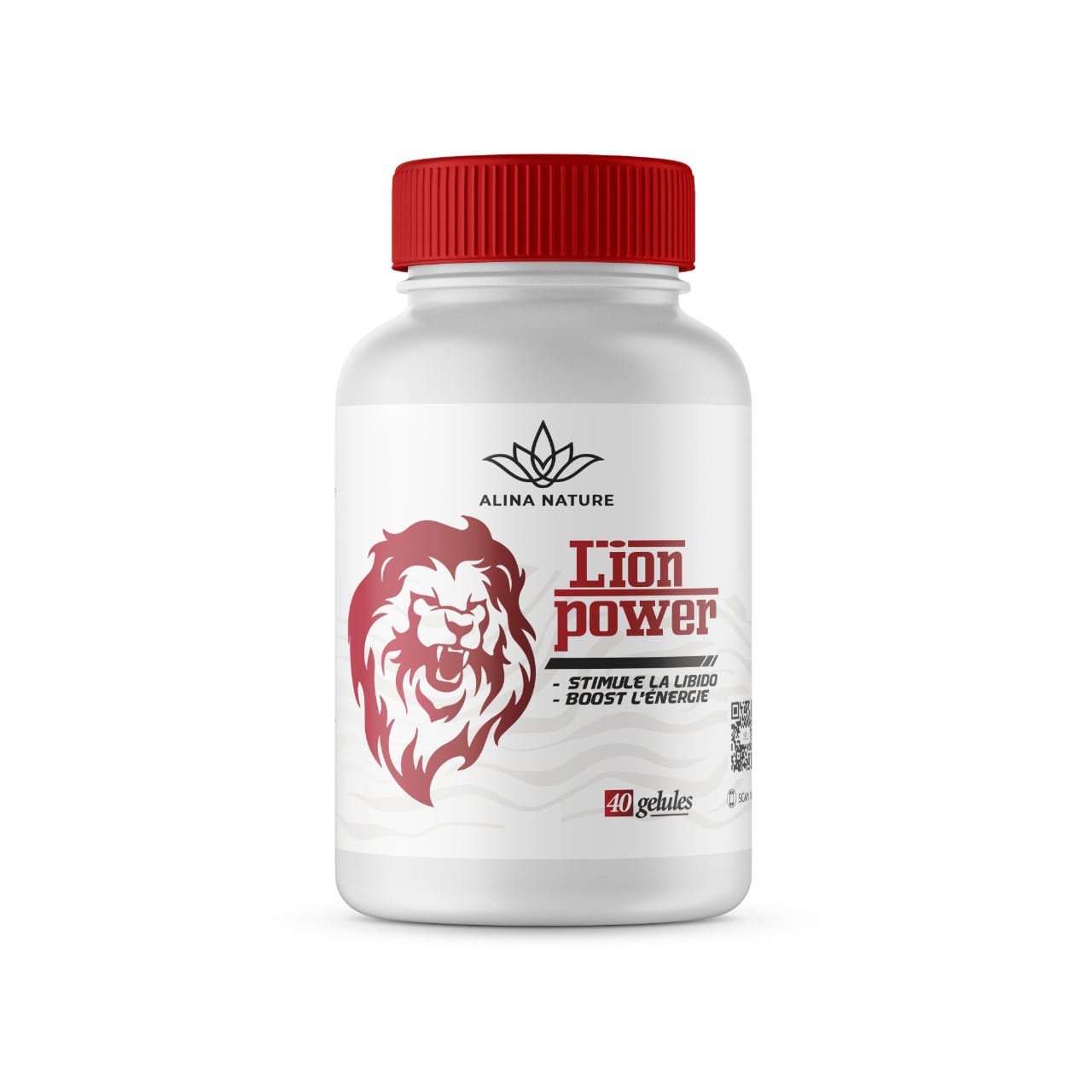 LION POWER ALINA NATURE – 40 Gélules | Aphrodisiaque Naturel et Vitalité Masculine