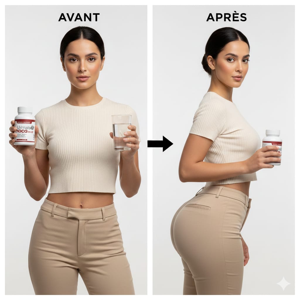 Ultimate Maca HIP UP ALINA NATURE – 60 Gélules | Volume et Courbes Féminines