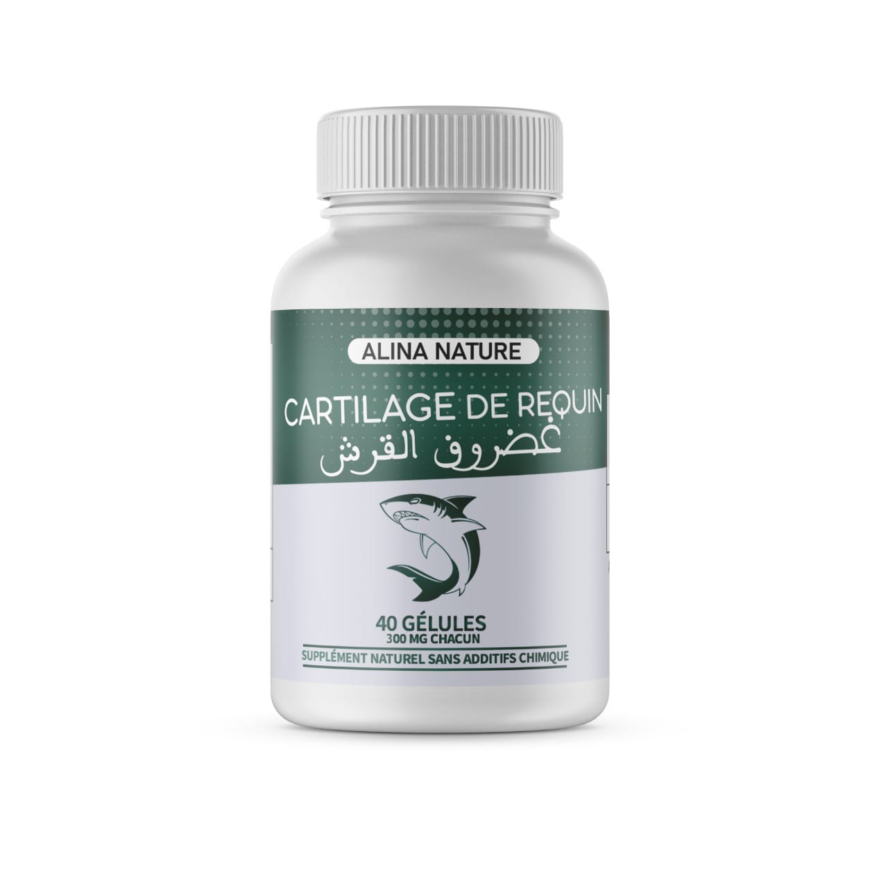 Cartilage de Requin ALINA NATURE – 40 Gélules | Santé des Articulations et Cartilage