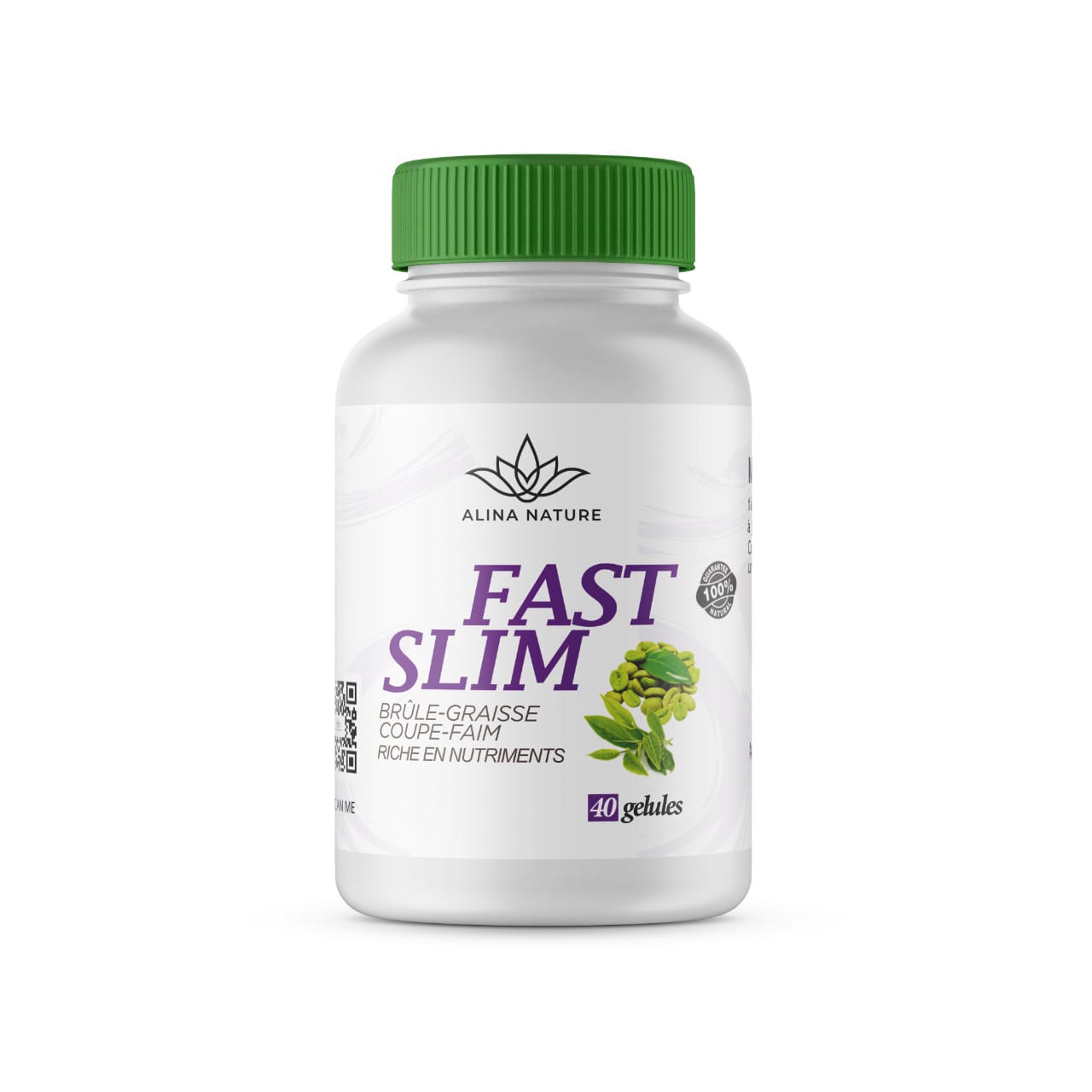 FAST SLIM ALINA NATURE – 40 Gélules | Brûleur de Graisses et Contrôle du Poids