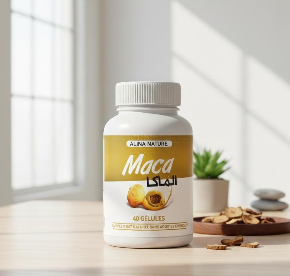 Maca ALINA NATURE – 40 Gélules | Énergie, Vitalité et Libido