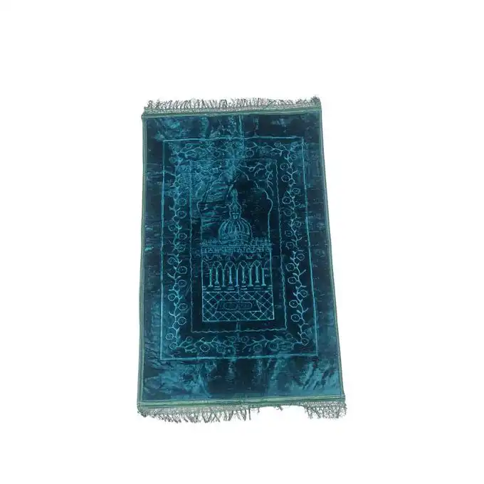 Tapis de Prière Très Doux et Épais Qualité supérieure - Vert Canard