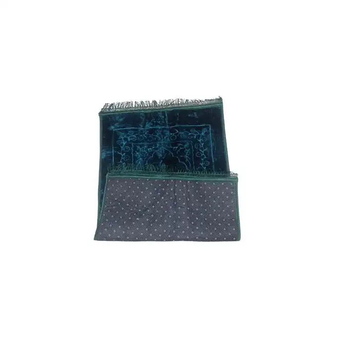 Tapis de Prière Très Doux et Épais Qualité supérieure - Vert Canard
