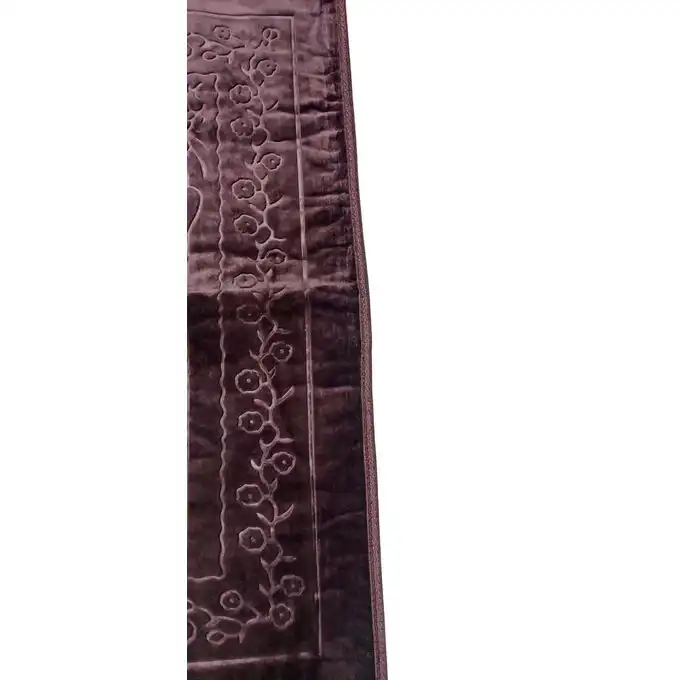 Image de Tapis de Prière Très Doux et Épais Qualité supérieure - Marron - Default Brand