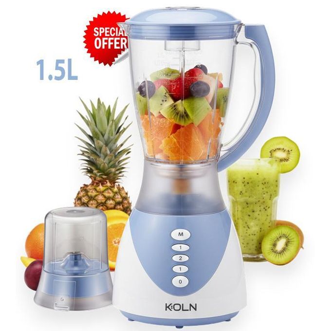 K:OLN Blender Mixeur Blender Bol En Verre 1.5L+ Moulinette A Épices