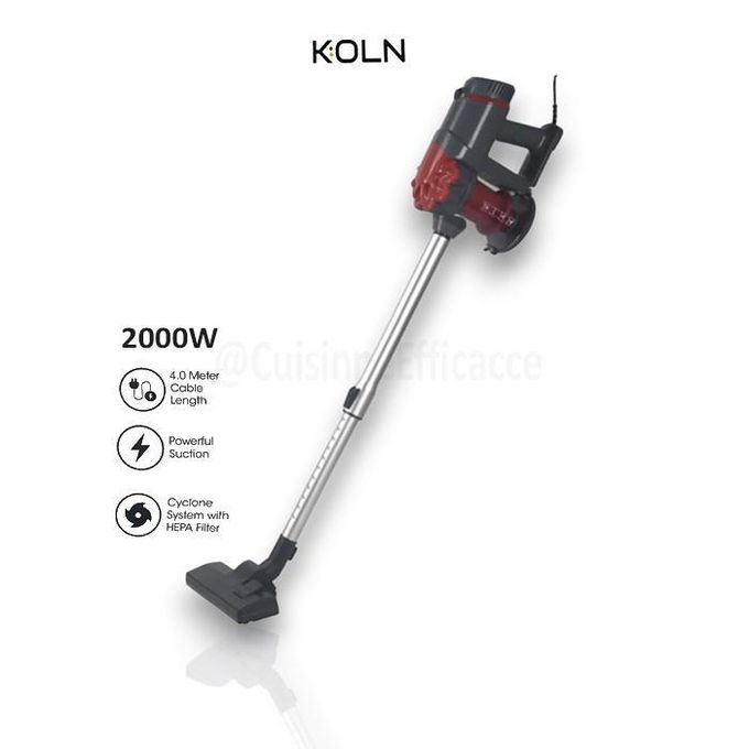 K:OLN Aspirateur Balai avec Fil 3 en 1 – 2000W Léger Électrique Cyclonique Sans Sac