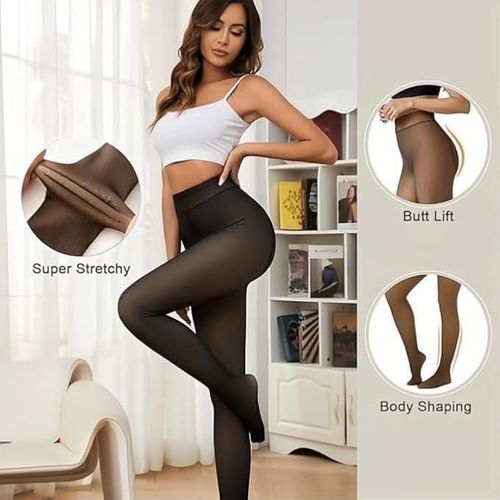 Collant Hiver Ultra Chaud et Gainant pour femme - Idéal pour Robes et Jupes