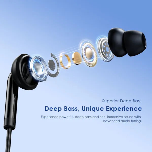 oraimo CONCH 2 Neo Écouteurs Filaires Intra-Auriculaires 3,5 mm