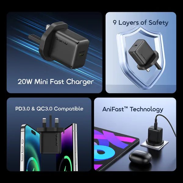 oraimo PowerCube 202 Type 20W Compatible Charger Kit