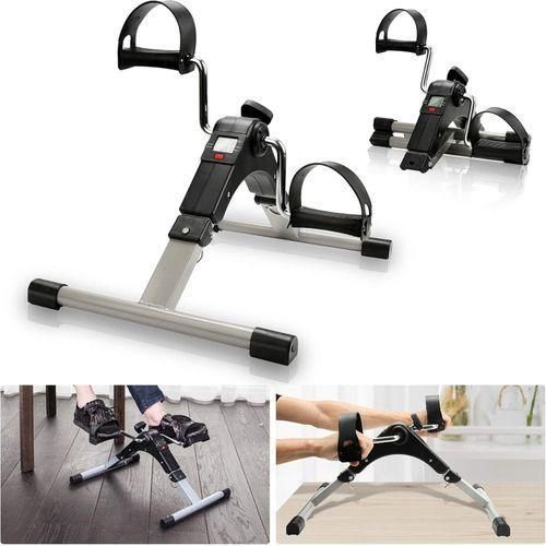 Pédalier électronique Pieds Pliables, Mini Vélo avec écran LCD