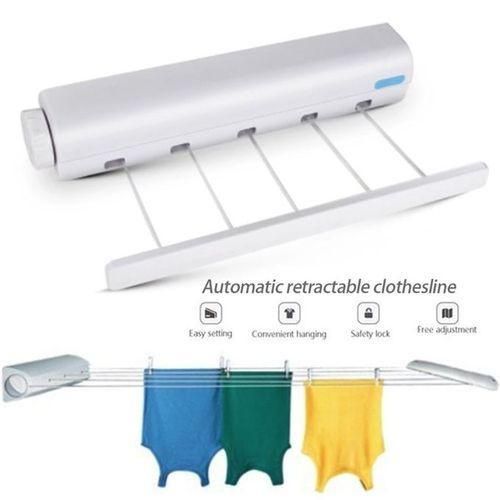 Corde sèche-linge rétractable Invisible, cintre mural, pour vêtements d'intérieur, séchage magique
