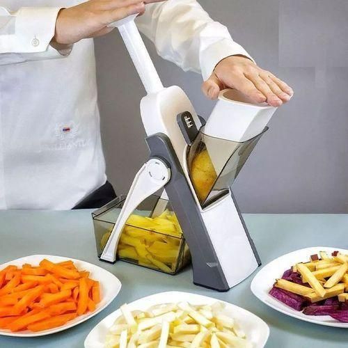 Trancheuse à légumes multifonctionnelle, râpe pliable, sûre et facile à couper les pommes de terre frites