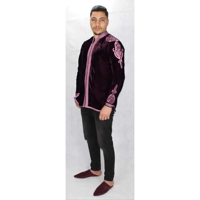 Jabador Maroc Tunique Petit Star Garçon - Mauve