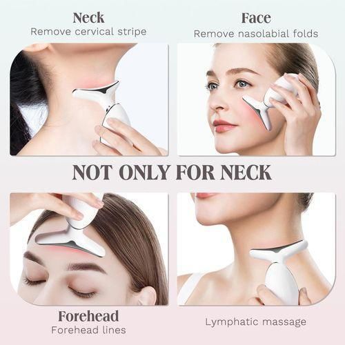 Massage anti rides anti age Massage visage cou double menton, lumière LED - soin de peau à domicile