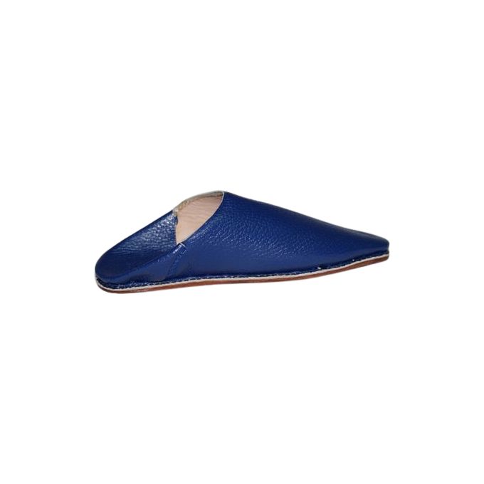 Jabador Maroc Babouche ROYALE garçon - bleu roi.