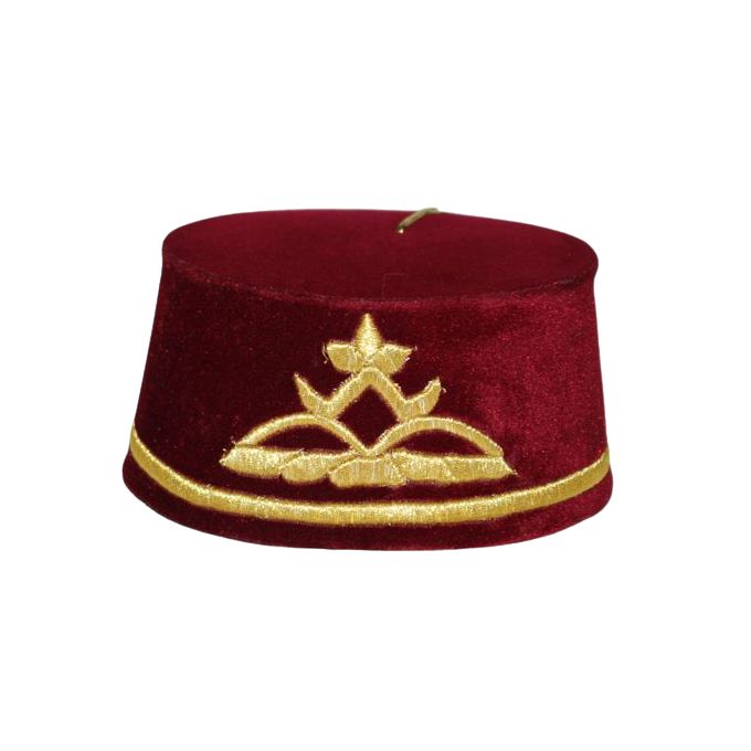 Jabador Maroc Tarbouche de circoncision garçon- bordeaux