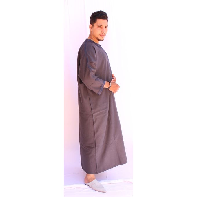 Jabador Maroc Gandoura MLIFA Demi saison- gris.