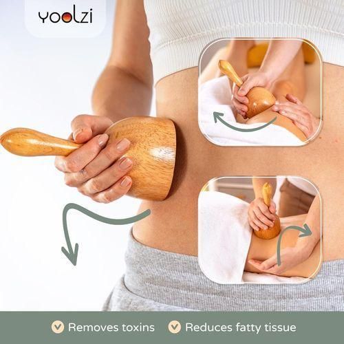 Lot de 3 outils de massage thérapeutiques en bois - Kit de thérapie par le bois professionnel pour sculpter le corps, améliorer la circulation et détendre les muscles 2026