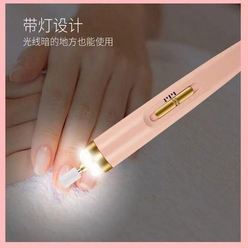 5 en 1, Kit Manucure et Pédicure, Charge USB, Ponceuse à Ongles Électrique, LED