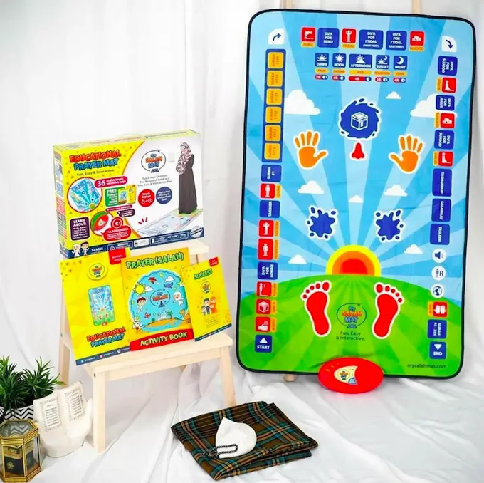 Tapis de prière interactif pour enfants avec audio
