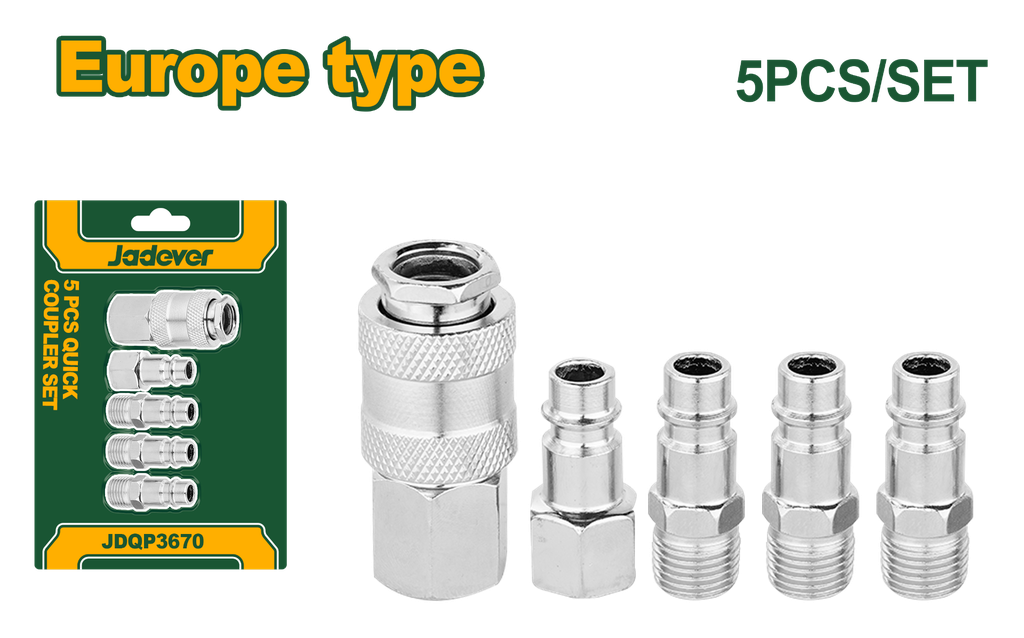 JADEVER 5 PCS KIT RACCORD RAPIDE