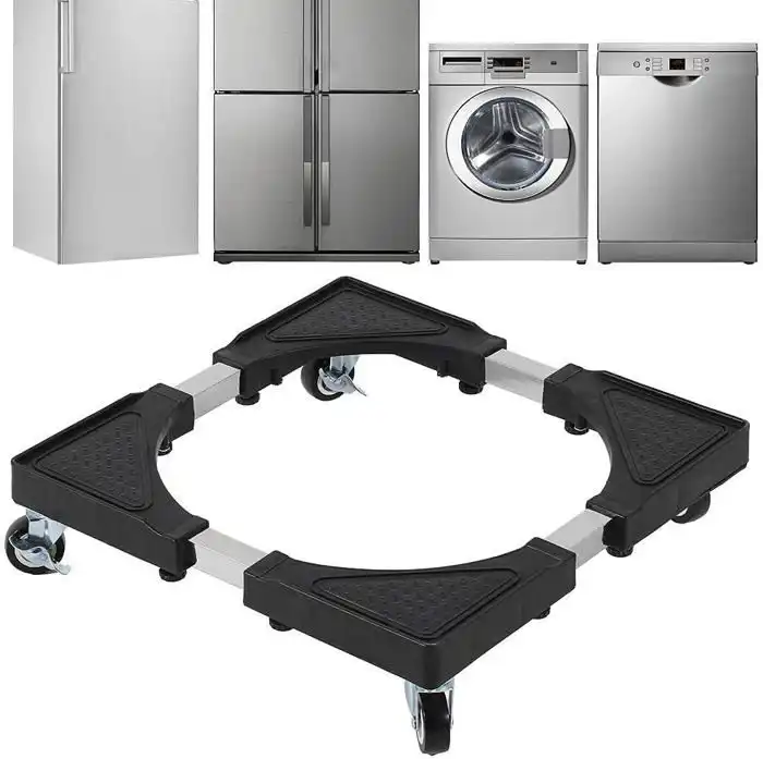 Support roulant extensible réglable pour Machine à laver et réfrigérateur