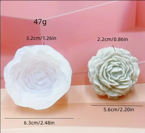 1 Moule En Silicone En Forme De Rose Pour La Fabrication De Savon bougie