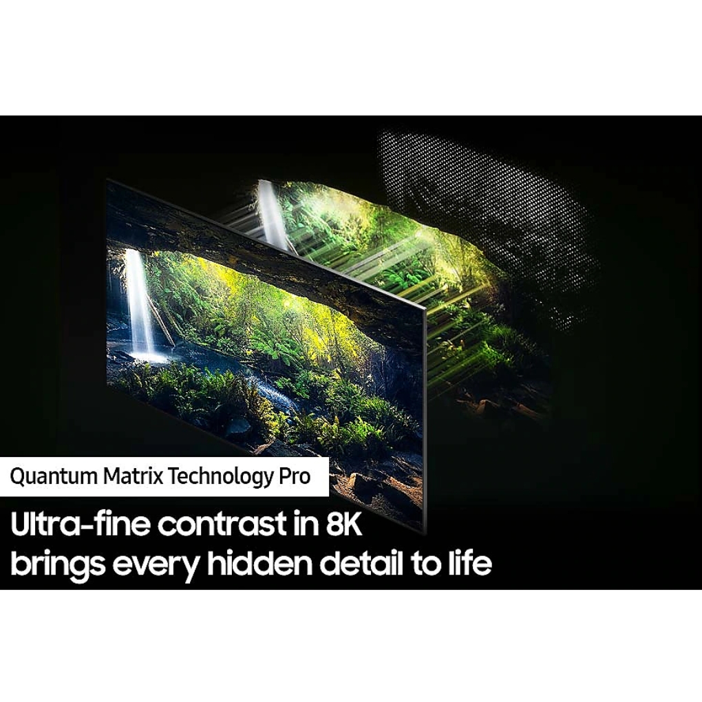 Image de 65 Neo QLED 8K QN800D Tizen, Dolby Atmos, Processeur IA Gen2, Upscaling IA, Infinity One Design
