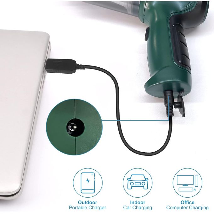 Image de Aspirateur électrique 3-IN-1 et souffleur d'air, aspirateur automatique à main sans fil Portable et Rechargeable
