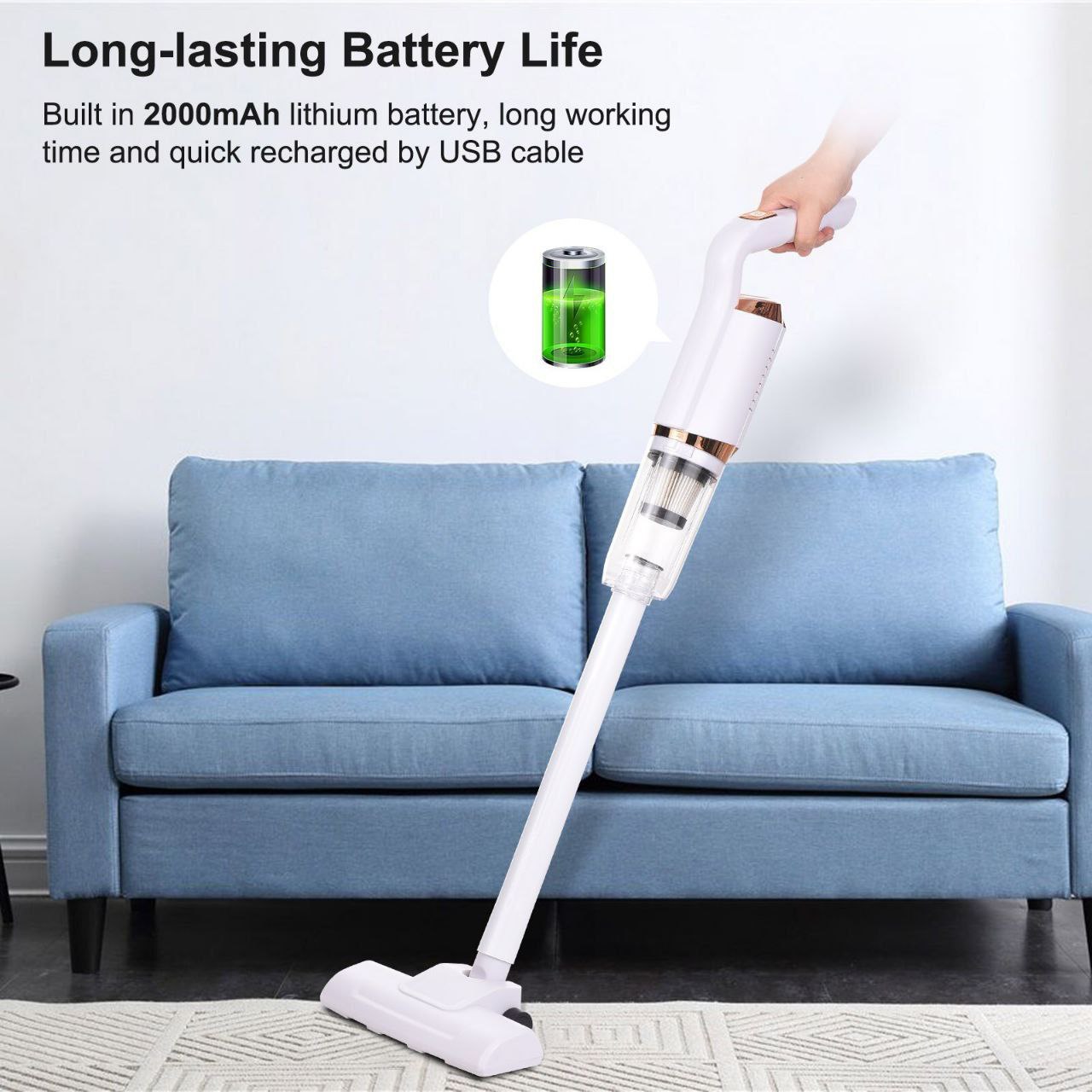 Aspirateur portable rechargeable