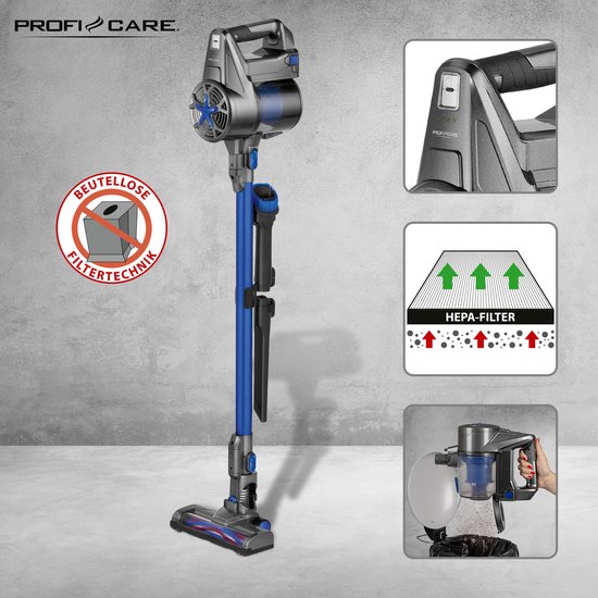 Image de aspirateur Proficare PC-BS 3036 A antraciet 22,2 V / 2200 mAh - High Performance - Unbranded