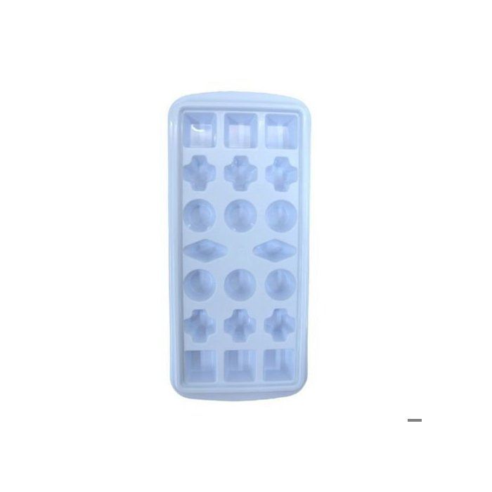 Image de Bac à glaçons en silicone avec couvercle – Parfait pour congeler des fruits pour smoothies et desserts - Unbranded