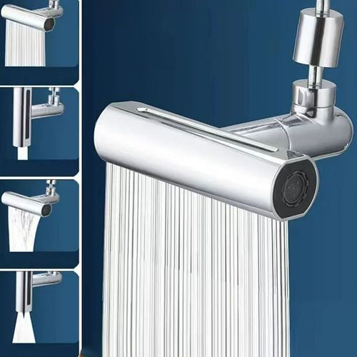 Image de Bec Rotatif Universel pour Robinet de Cuisine - Économie d'Eau et Pressurisation - Unbranded
