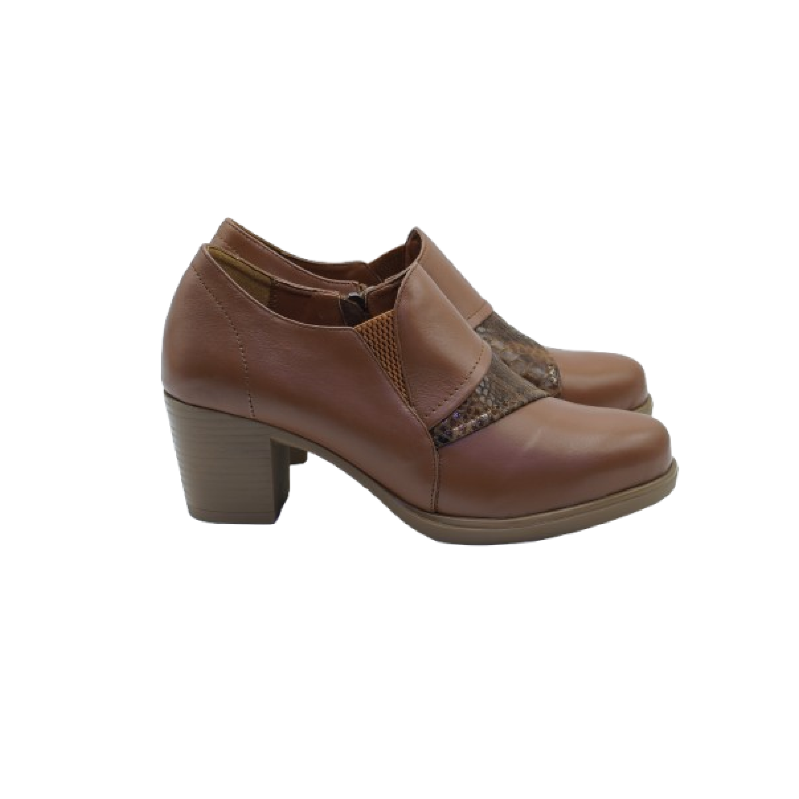 Bottines casual chic avec détail texturé
