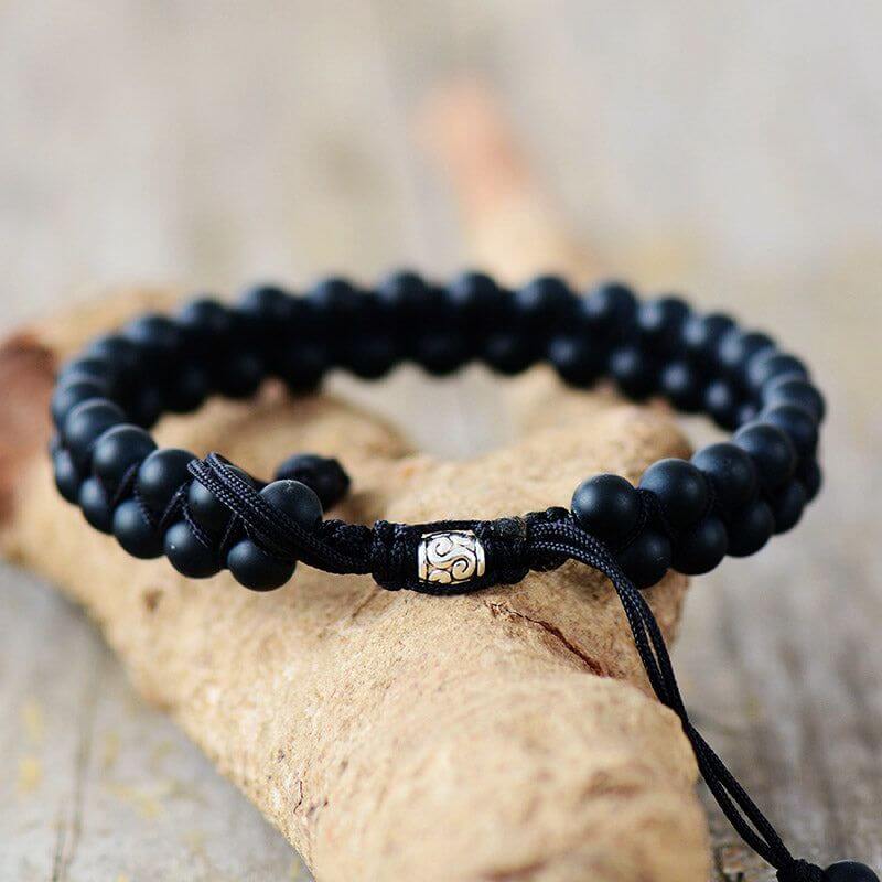 Bracelet Tressé en Agate Mate