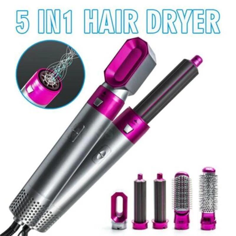 Image de Brosse et Airwrap Électrique 5 en 1 : Séchage, Boucles et Lissage - Unbranded